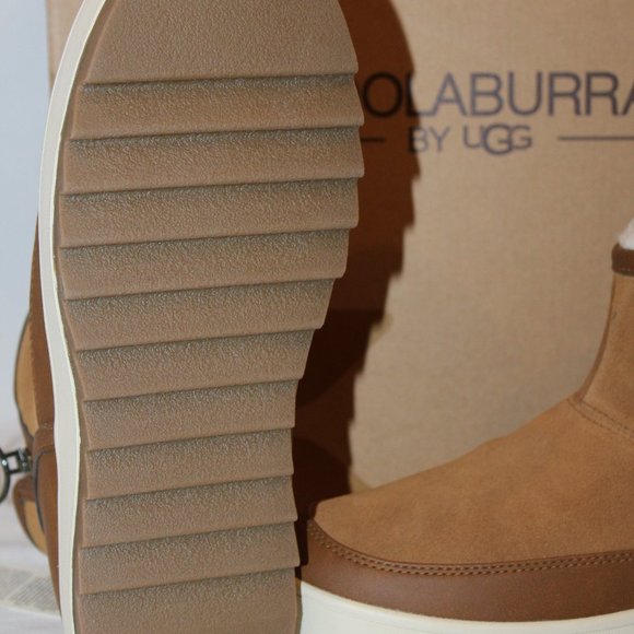 NIB UGG KOOLABURRA WOMEN'S ANKLE TYNLEE SUEDE FUR LINED‎ WATERPROOF BOOTS - Picture 7 of 7